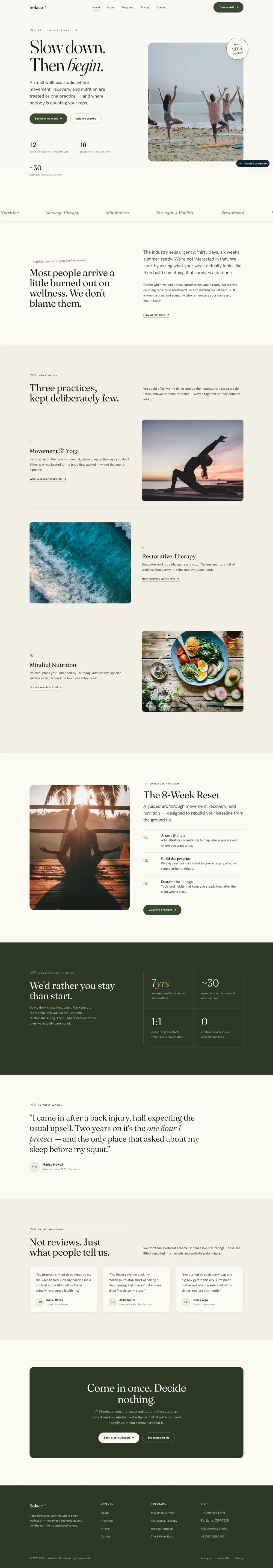 Sōlace — Home page